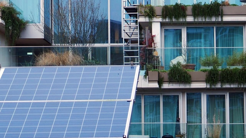 Solaranlage an Mietshaus